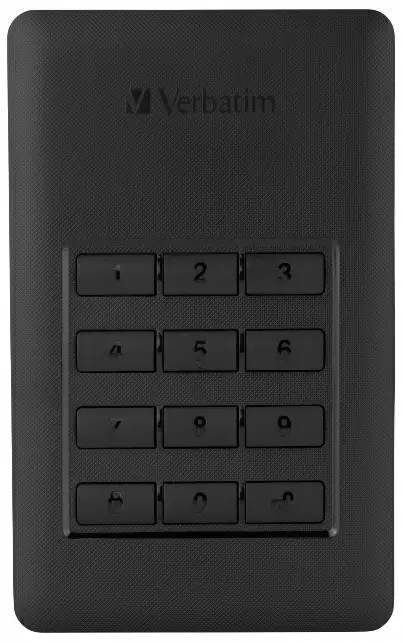 Disc rigid extern Verbatim Store 'n' Go Keypad Access 2TB, negru