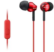 Наушники Sony MDR-EX110AP, красный на tehnoparc.md Наушники Sony MDR-EX110AP, красный