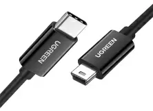 Cablu USB Ugreen Type-C to Mini USB 2m, negru