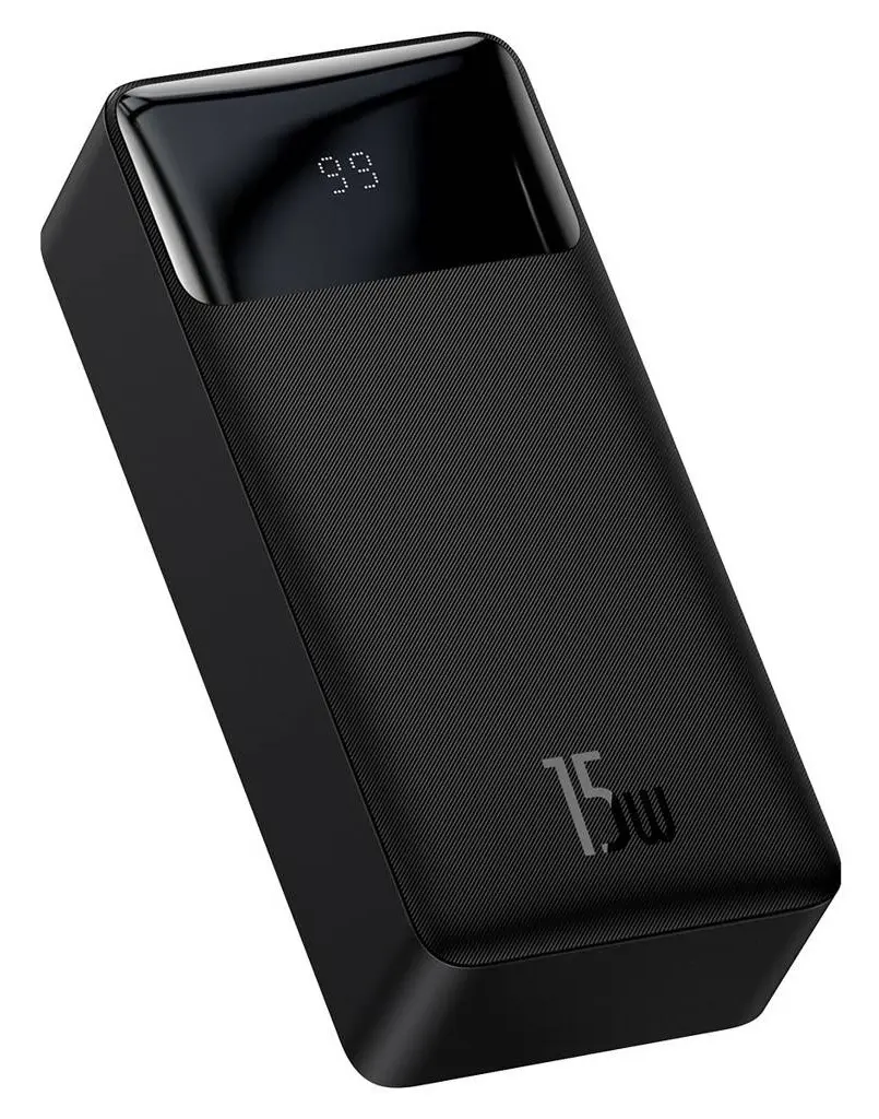 Внешний аккумулятор Baseus PPBD050201 30000mAh, черный на tehnoparc.md Внешний аккумулятор Baseus PPBD050201 30000mAh, черный