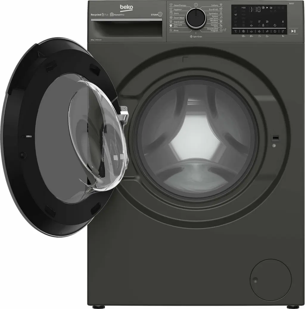 Maşină de spălat rufe Beko B5WFU58415M, gri pe tehnoparc.md Maşină de spălat rufe Beko B5WFU58415M, gri
