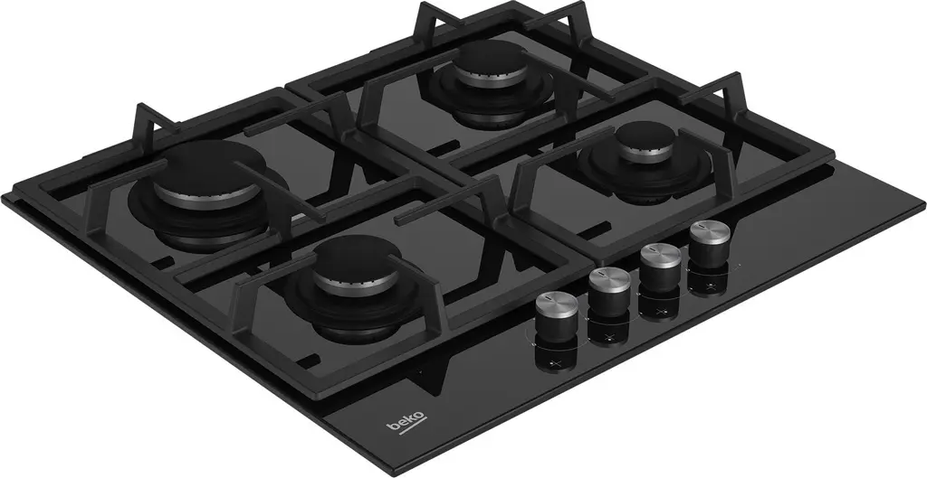 Газовая панель Beko HILG64225S, черный