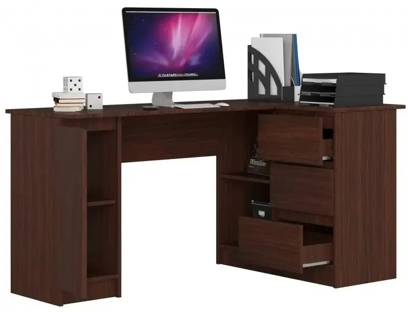 Masă de birou Akord B20 Right, wenge