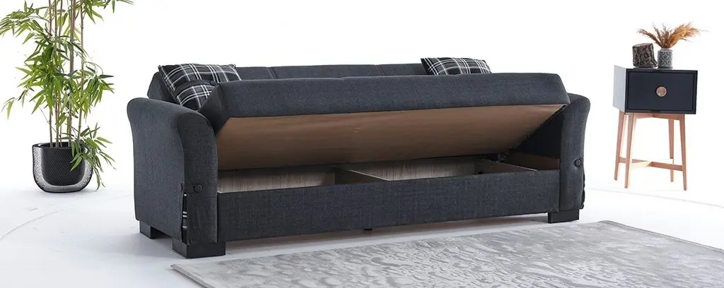 Диван Fabulous Filamingo 2-местный 58-002, темно-серый на tehnoparc.md Диван Fabulous Filamingo 2-местный 58-002, темно-серый