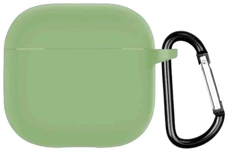 Husă pentru căști Helment Case Silicone Airpods 4 (AIRPOD4PG), verde pe tehnoparc.md Husă pentru căști Helment Case Silicone Airpods 4 (AIRPOD4PG), verde