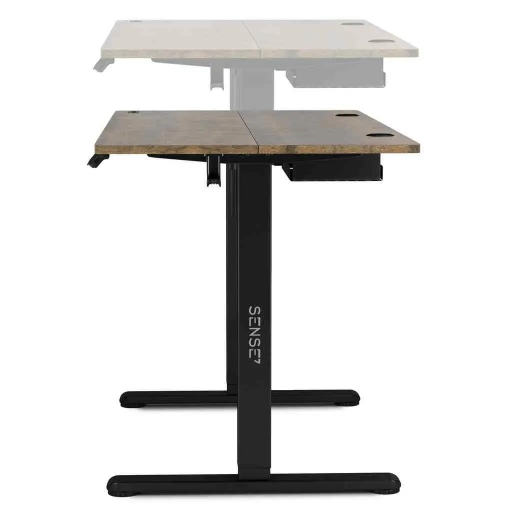 Masă de birou SENSE7 Nojo 120x60, stejar negru