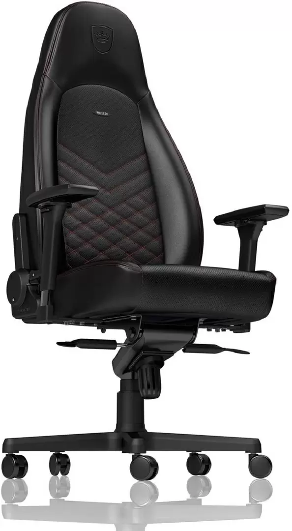 Компьютерное кресло Noblechairs NBL-ICN-PU-BRD, черный/красный