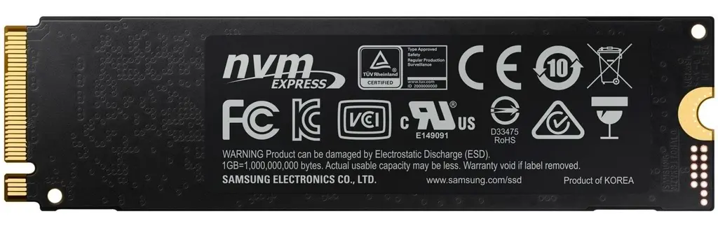 SSD накопитель Samsung 970 EVO Plus M.2 NVMe, 256GB