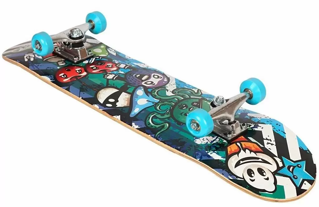 Skateboard Best Sporting Octopus, albastru