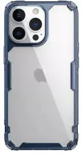 Чехол Nillkin Apple iPhone 13 Pro Ultra thin TPU Nature Pro, прозрачный/синий