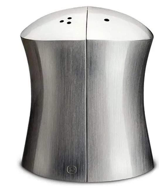 Set pentru condimente Rondell RD-207, inox/alb pe tehnoparc.md Set pentru condimente Rondell RD-207, inox/alb