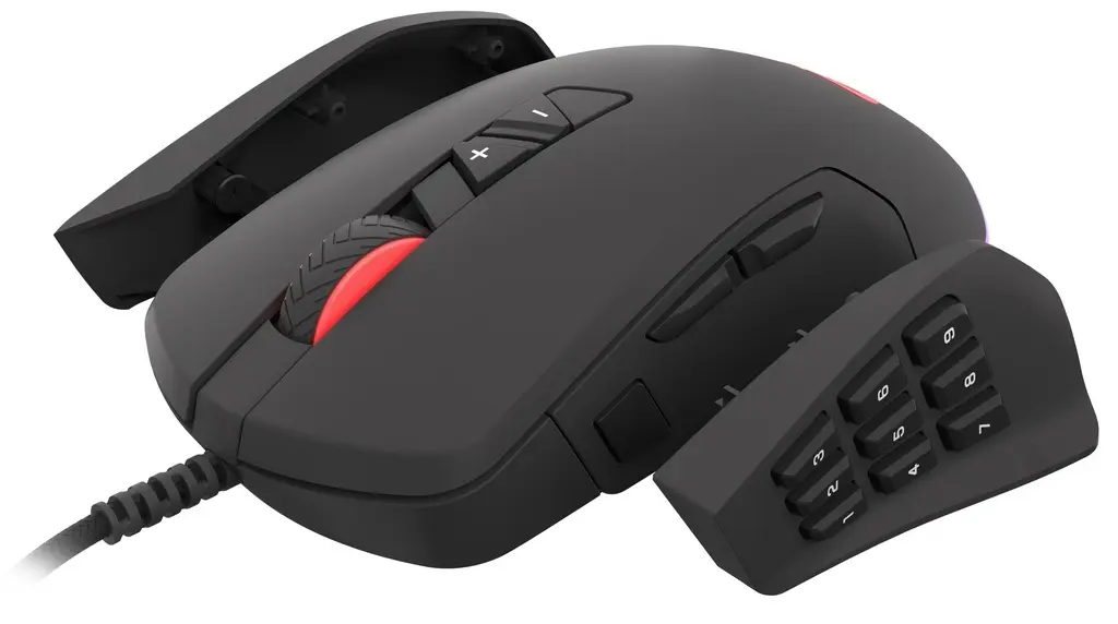 Mouse Genesis Xenon 770, negru