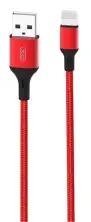 Cablu USB XO NB143 Lightning, roșu