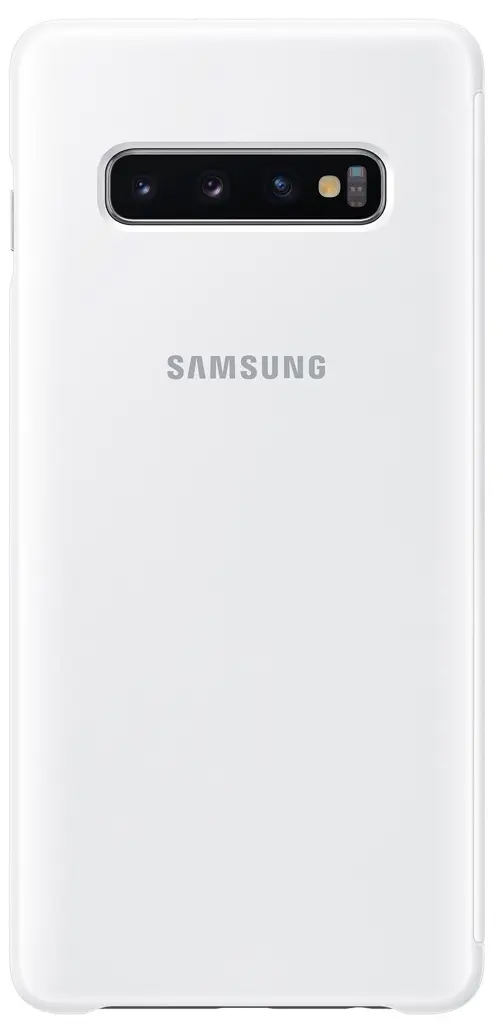 Чехол Samsung Clear View Cover Galaxy S10, белый