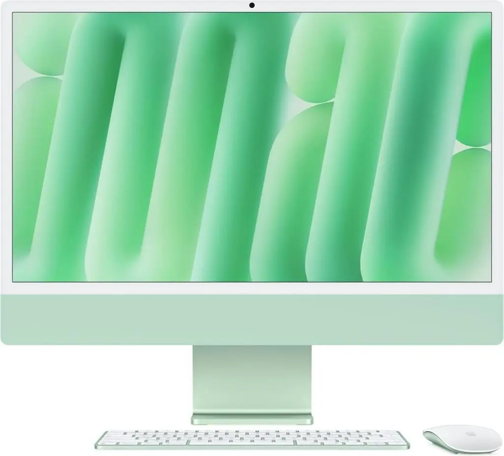 All-in-One Apple iMac 24 MWUY3RU/A Green, verde pe tehnoparc.md All-in-One Apple iMac 24 MWUY3RU/A Green, verde