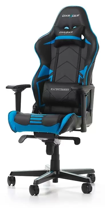 Scaun de birou DXRacer GC-R131-NB, negru/albastru