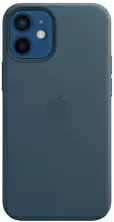 Husă de protecție Apple iPhone 12 mini Leather Case with MagSafe, albastru