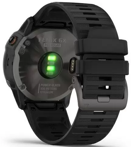 Умные часы Garmin Fenix 6X Sapphire Carbon, серый