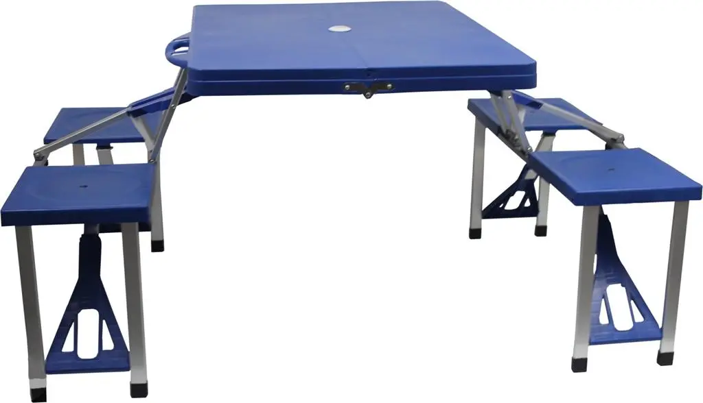 Masă pliantă pentru camping GardenLine OXE2712, albastru