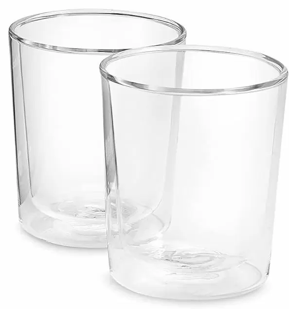 Набор стаканов DeLonghi DLSC318 2шт., прозрачный