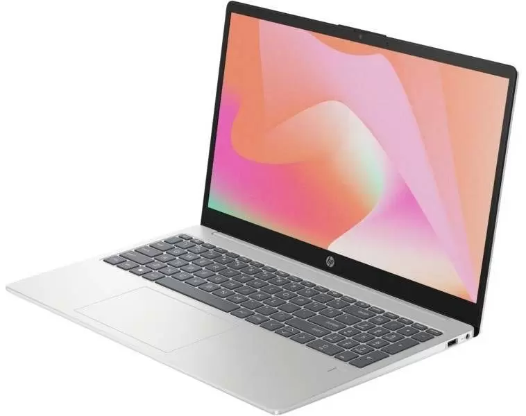 Ноутбук HP Laptop 15 15-fc0025ci (15.6"/FHD/Ryzen 5 7520U/16GB/1TB/AMD Radeon 610M), серебристый