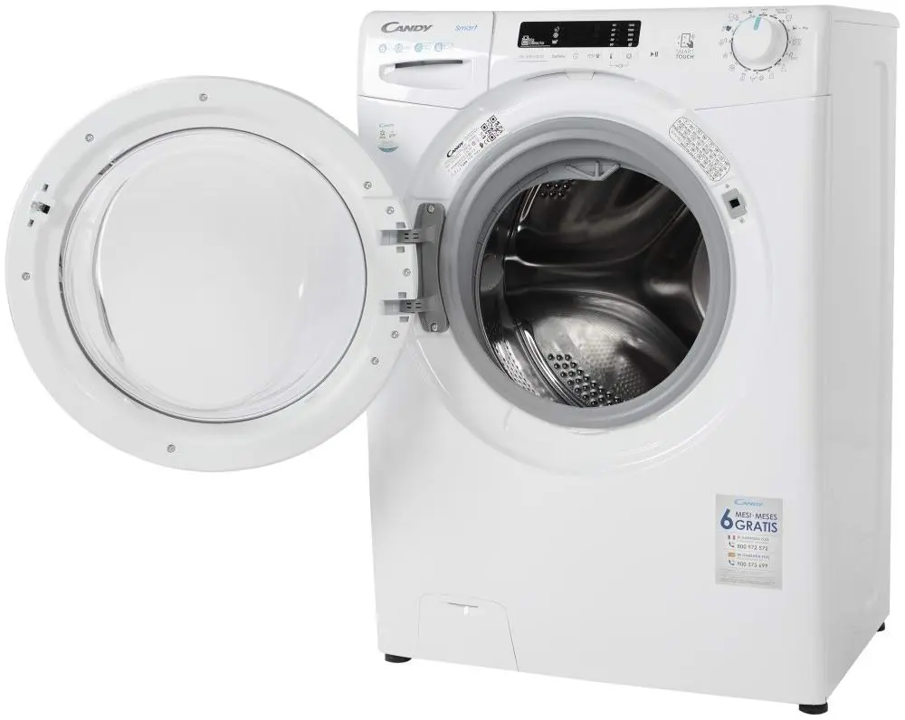 Maşină de spălat rufe Candy CS4 1262DE/1-S, alb