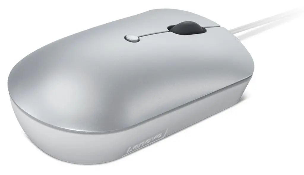Мышка Lenovo 540 USB-C Compact Wired, серебристый