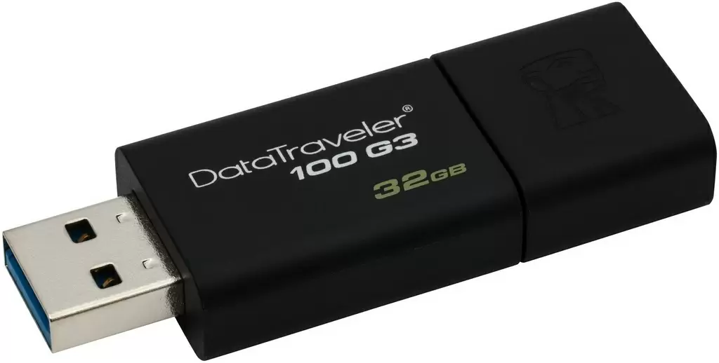 Flash USB Kingston DataTraveler 100 G3 32GB, negru