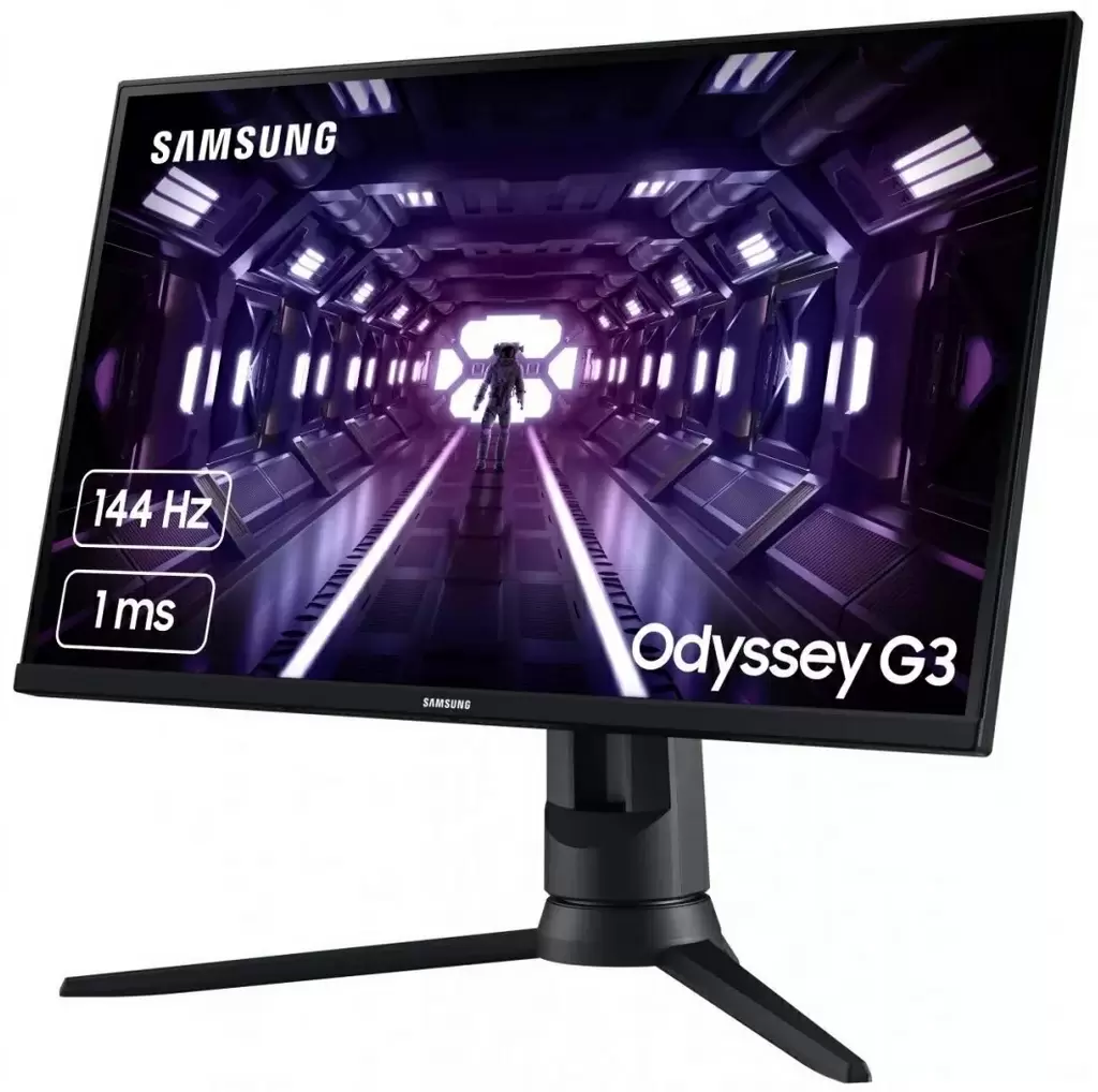 Monitor Samsung LF24G33TFWIXCI, negru