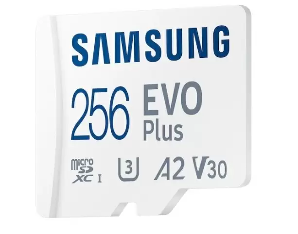 Card de memorie flash Samsung MicroSD EVO Plus + SD adapter, 256GB