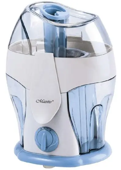 Соковыжималка Maestro MR-801, белый/голубой