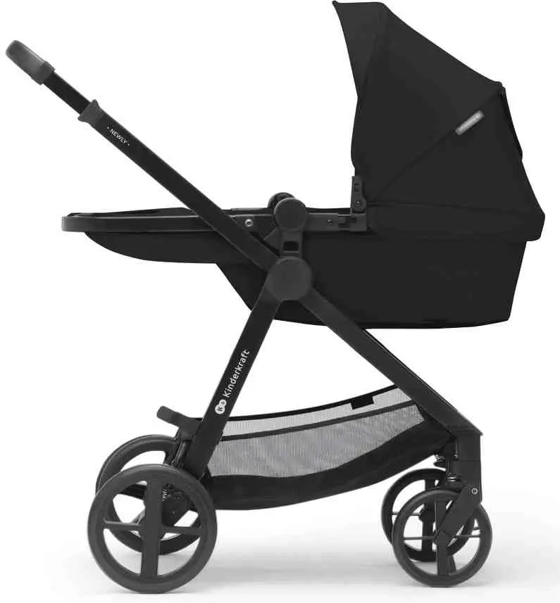 Коляска KinderKraft Newly 3in1 Mink Pro, черный