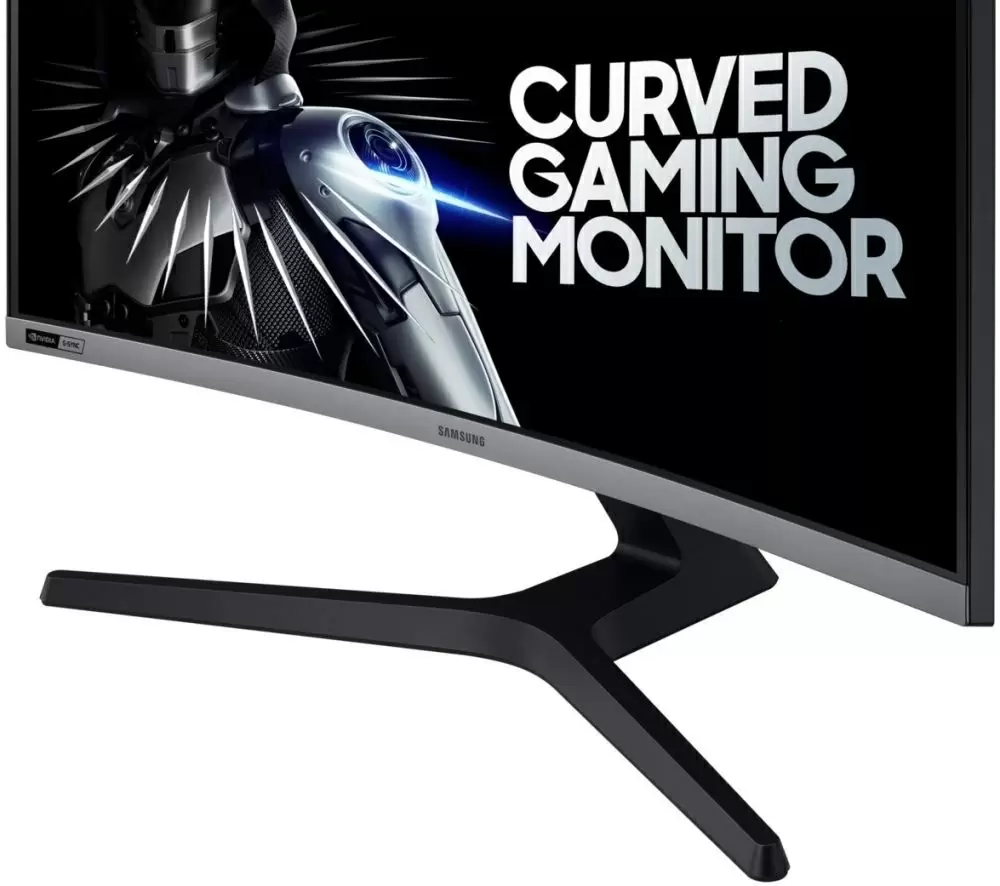 Monitor Samsung C27RG50FQI, negru/argintiu