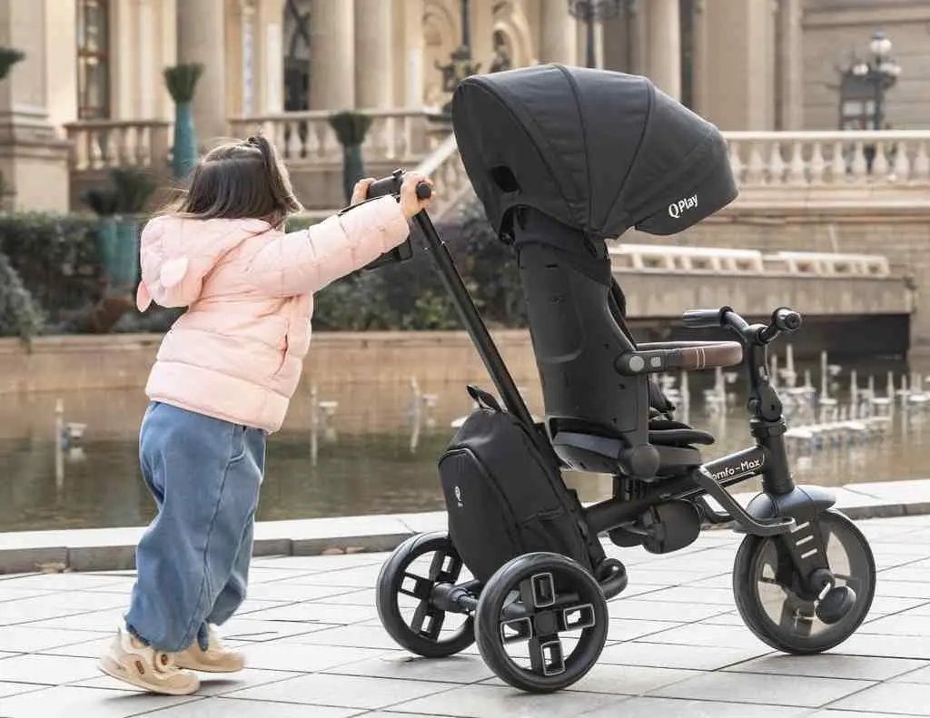 Bicicletă pentru copii Qplay Comfo Max, negru pe tehnoparc.md Bicicletă pentru copii Qplay Comfo Max, negru