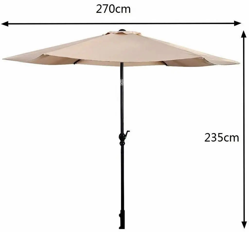 Umbrelă de gradină Costway NP11522BE, bej