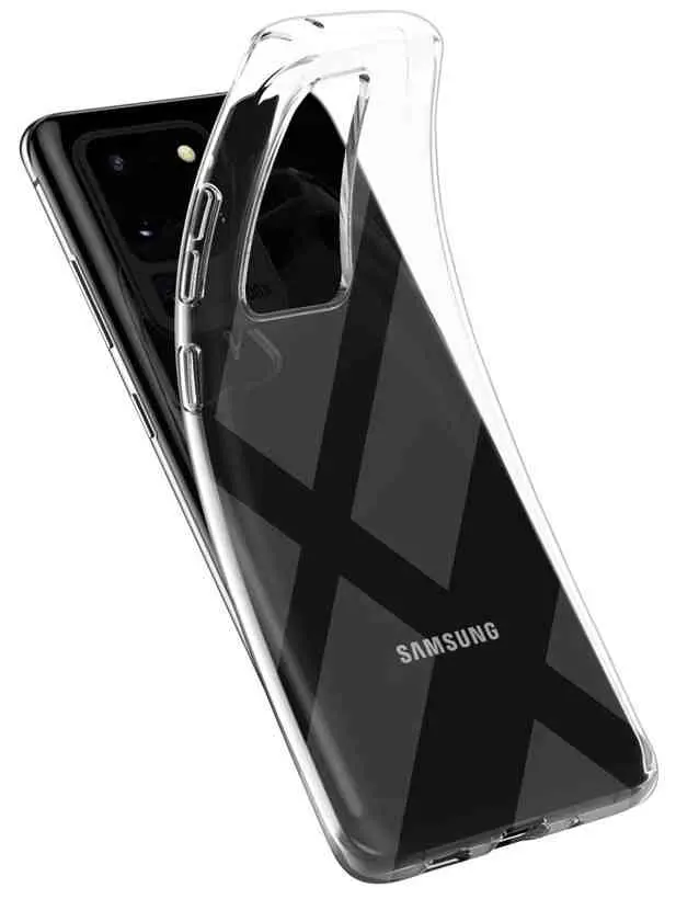 Чехол Helmet TPU Soft Samsung S20 Ultra Clear (HMT-CTSS20USCL), прозрачный