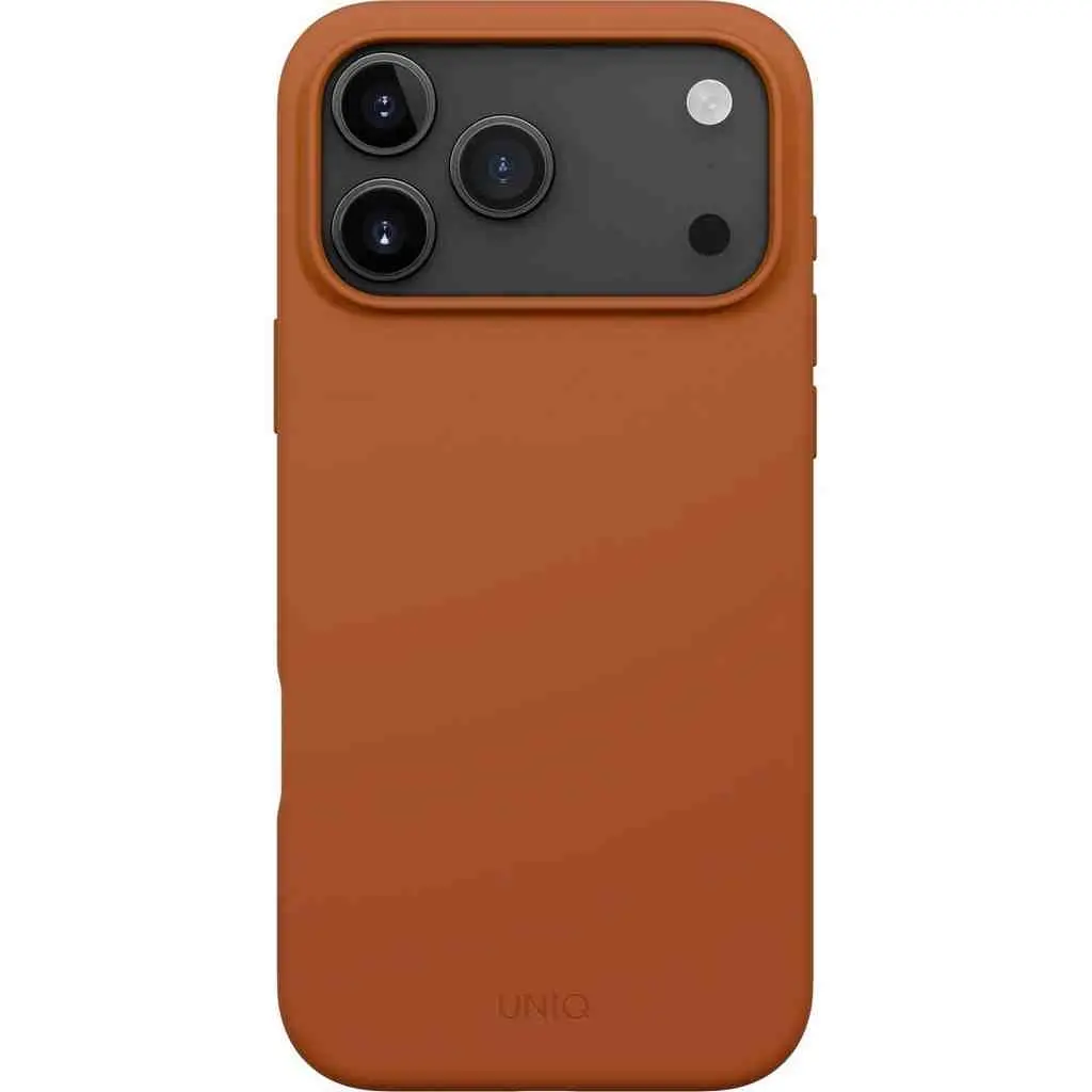 Чехол Uniq Case for iPhone 17 Pro Hybrid Magclick Lino Sunset, оранжевый