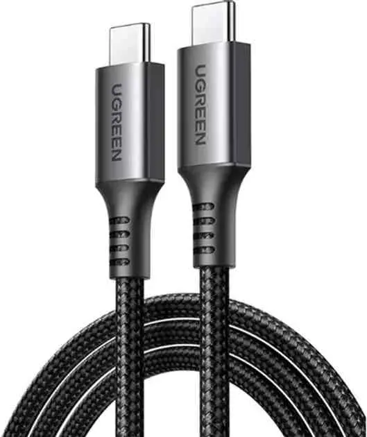 USB Кабель Ugreen Type-C to Type-C 60W 2m, черный