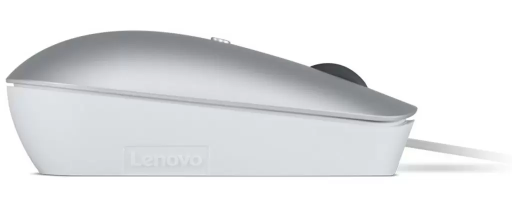 Мышка Lenovo 540 USB-C Compact Wired, серебристый