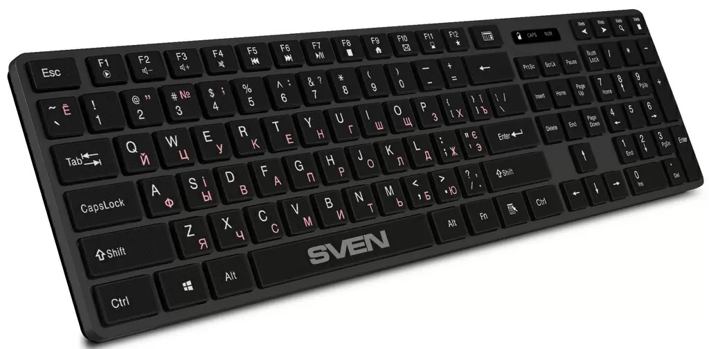 Tastatură Sven KB-E5300W, negru