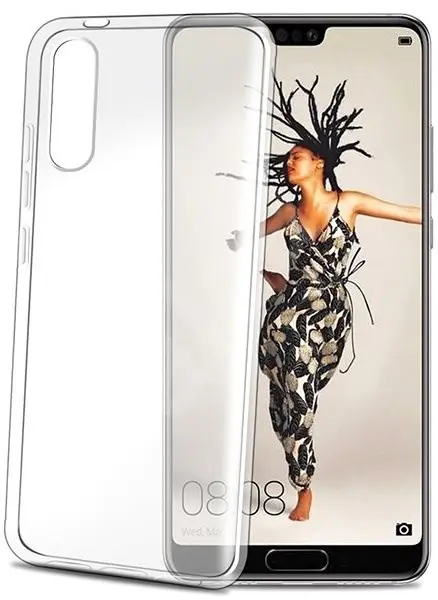 Husă de protecție Celly Gelskin HUAWEI P20, transparent