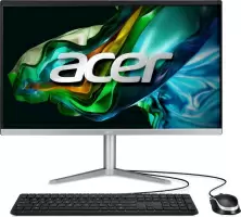 Моноблок Acer Aspire C24-1300 (23.8"/FHD/Ryzen 5 7520U/8GB/512GB/Radeon 610M Graphics), черный/серебристый