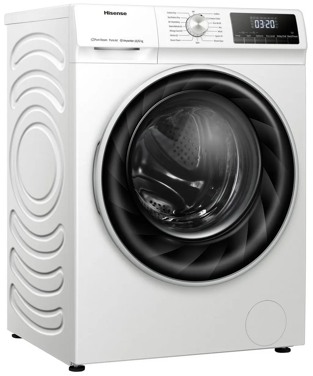 Стиральная машина Hisense WDQY1014EVJM, белый на tehnoparc.md Стиральная машина Hisense WDQY1014EVJM, белый