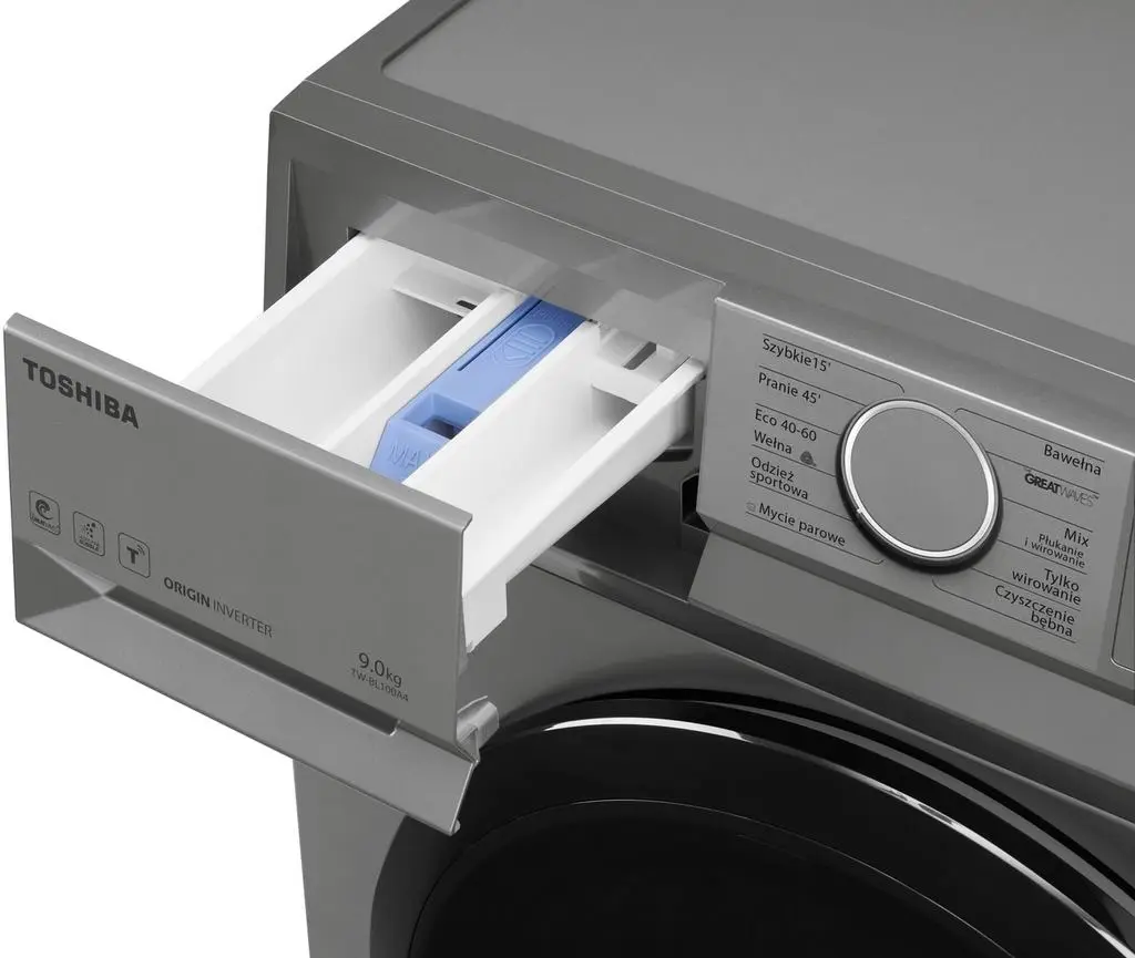 Maşină de spălat rufe Toshiba TW-BL100A4PL(SS), argintiu pe tehnoparc.md Maşină de spălat rufe Toshiba TW-BL100A4PL(SS), argintiu