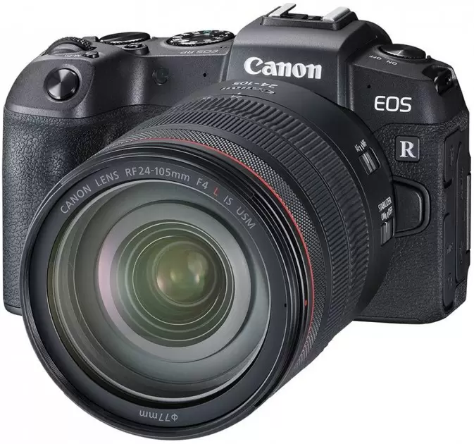 Aparat foto Canon EOS RP + RF 24-105mm f/4L IS USM Kit, negru