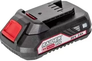Acumulator pentru scule electrice Raider 20V 2Ah RDP-R20, negru/roșu