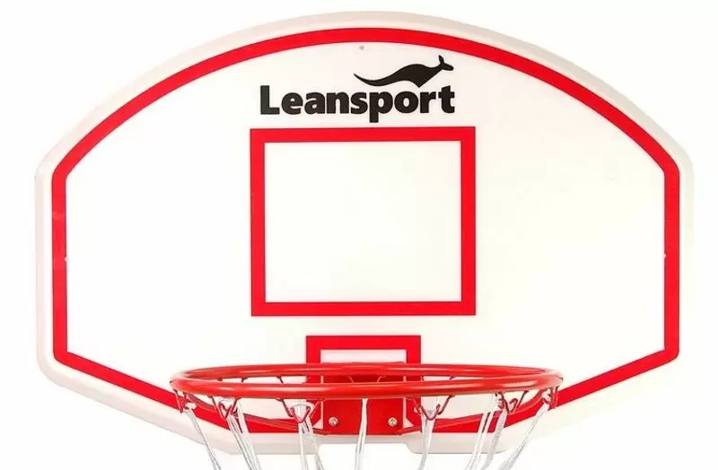 Кольцо баскетбольное Lean Sport 15060, красный/белый