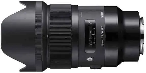 Объектив Sigma AF 35mm f/1.4 DG HSM ART F/Sony-E, черный на tehnoparc.md Объектив Sigma AF 35mm f/1.4 DG HSM ART F/Sony-E, черный