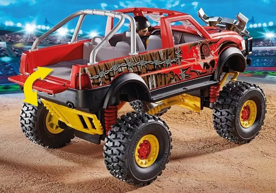 Set jucării Playmobil Stunt Show Bull Monster Truck