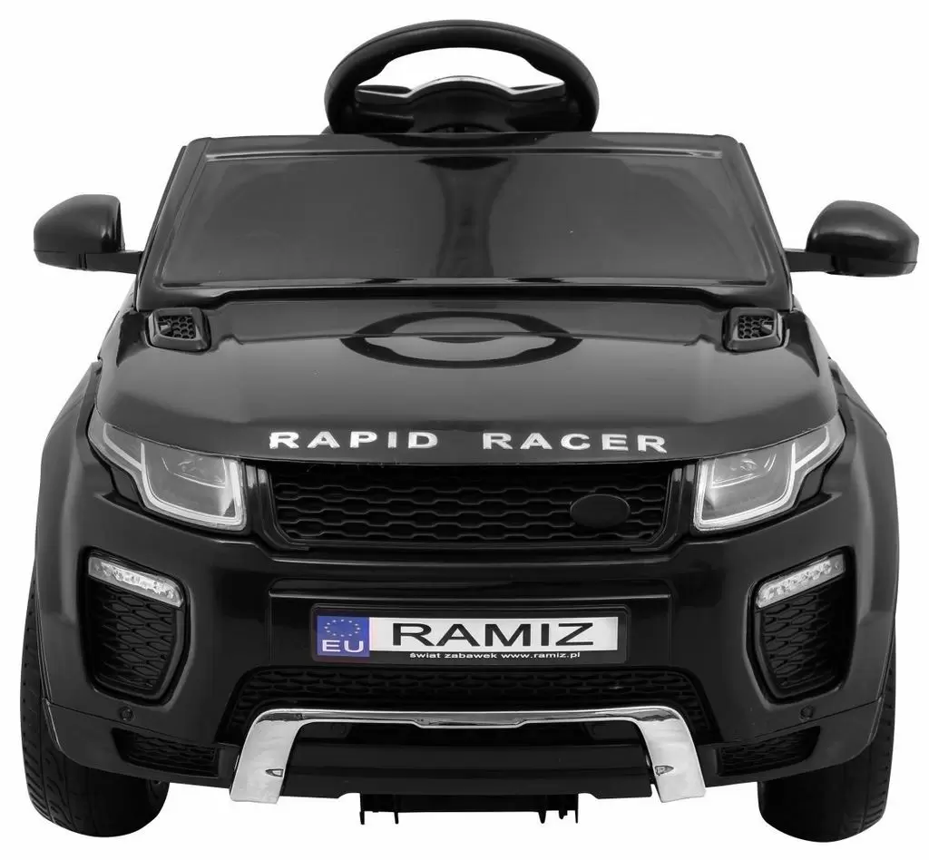 Mașină electrică Ramiz Rapid Racer, negru